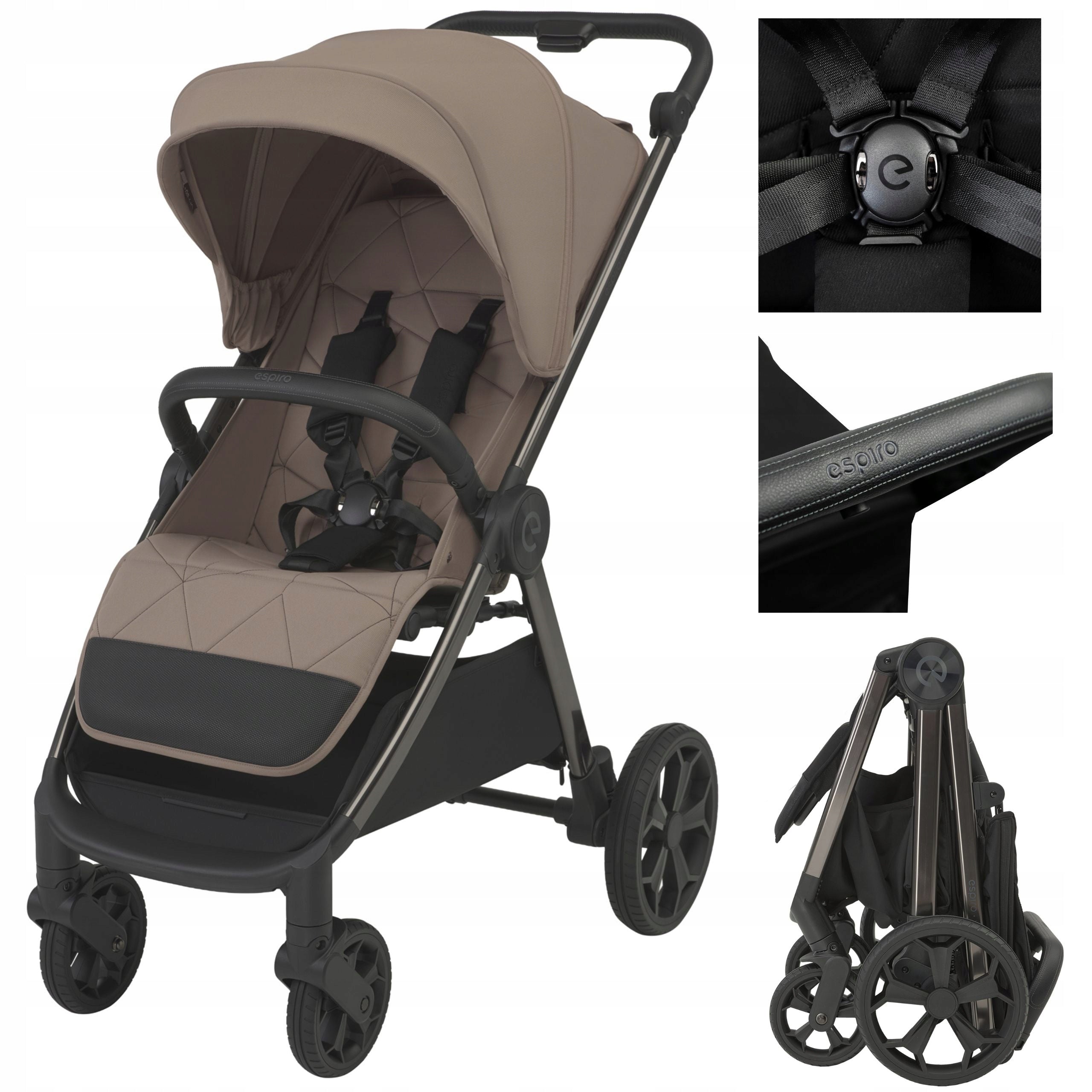 Baby stroller WIND 09 dusty beige Espiro up to 22kg