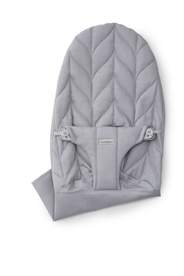 BabyBjorn Bliss Woven Couch Cover, Light Grey (Petal Quilt)