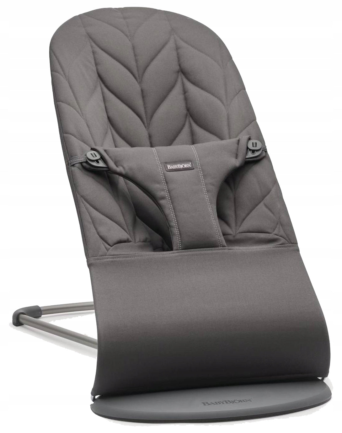 BabyBjorn Bliss Woven Petal Quilt Ergonomic Baby Lounger Anthracite