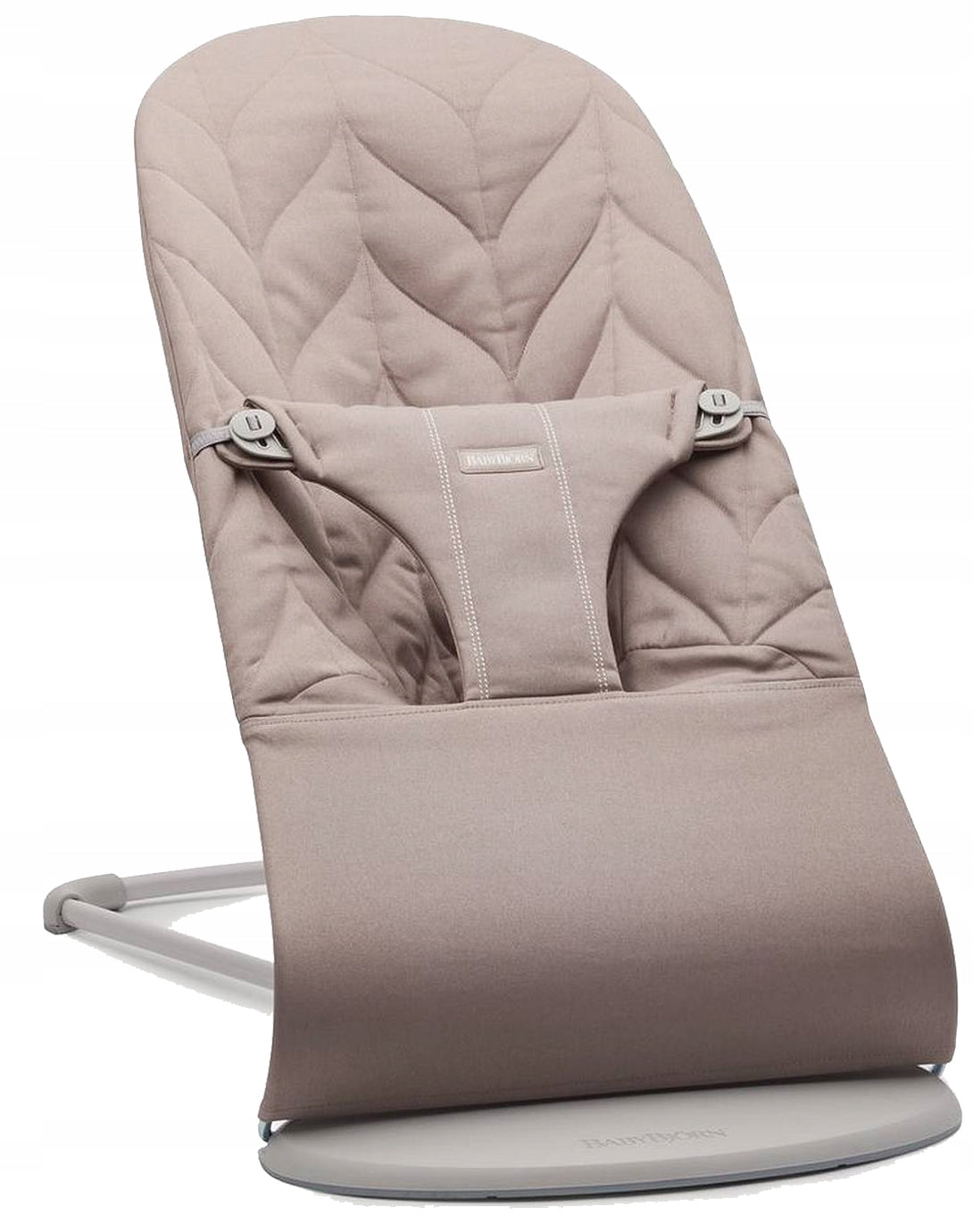 BabyBjorn Bliss Woven Petal Quilt - Ergonomic Sand Lounger Grey