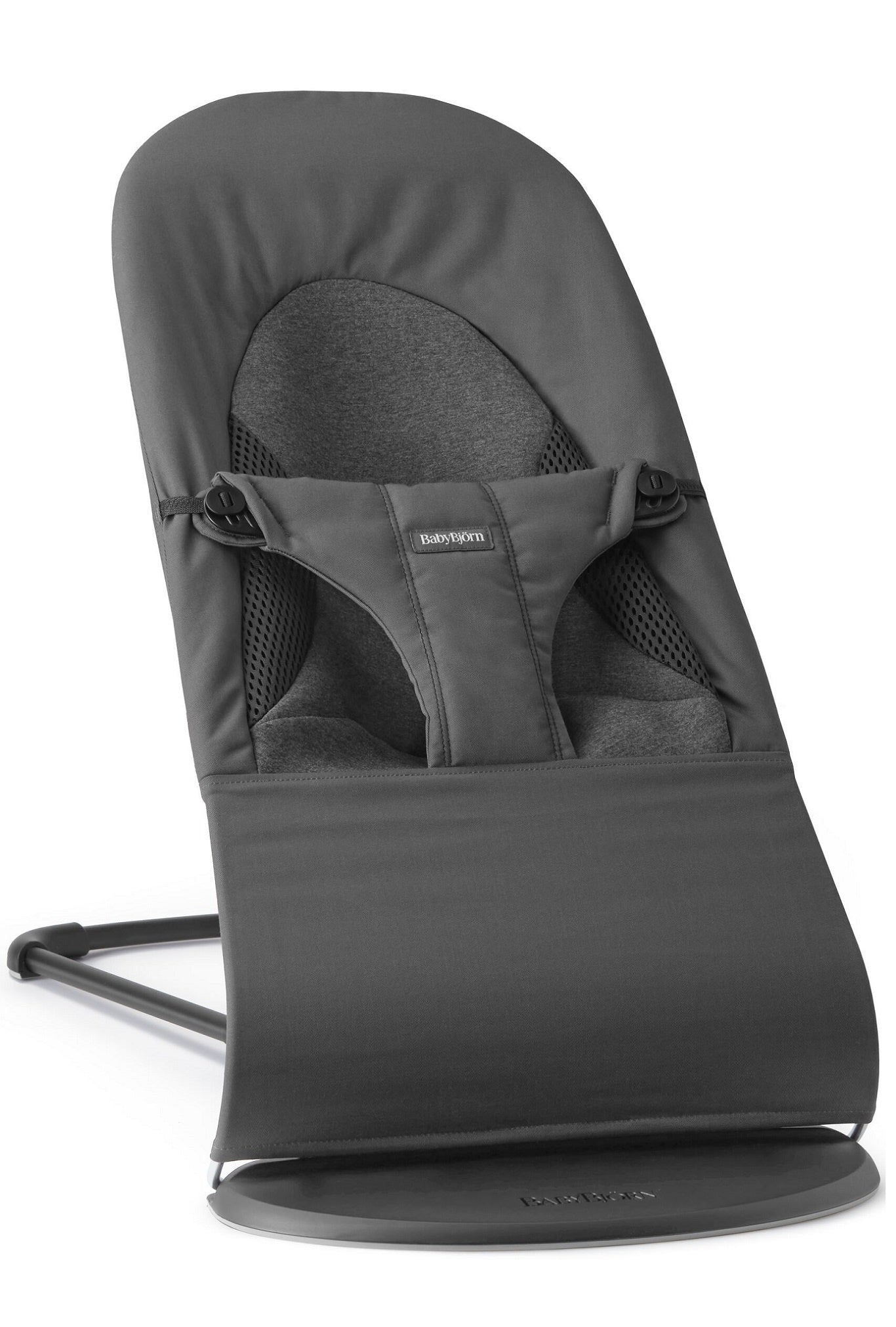 BabyBjorn Deckchair Balance Soft Woven/Jersey Tri Fabric Dark Grey