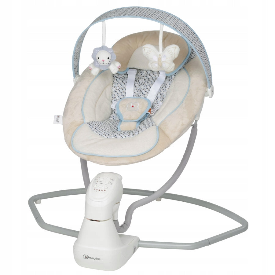 BabyGO Rocker Deckchair Cuddly beige B3043