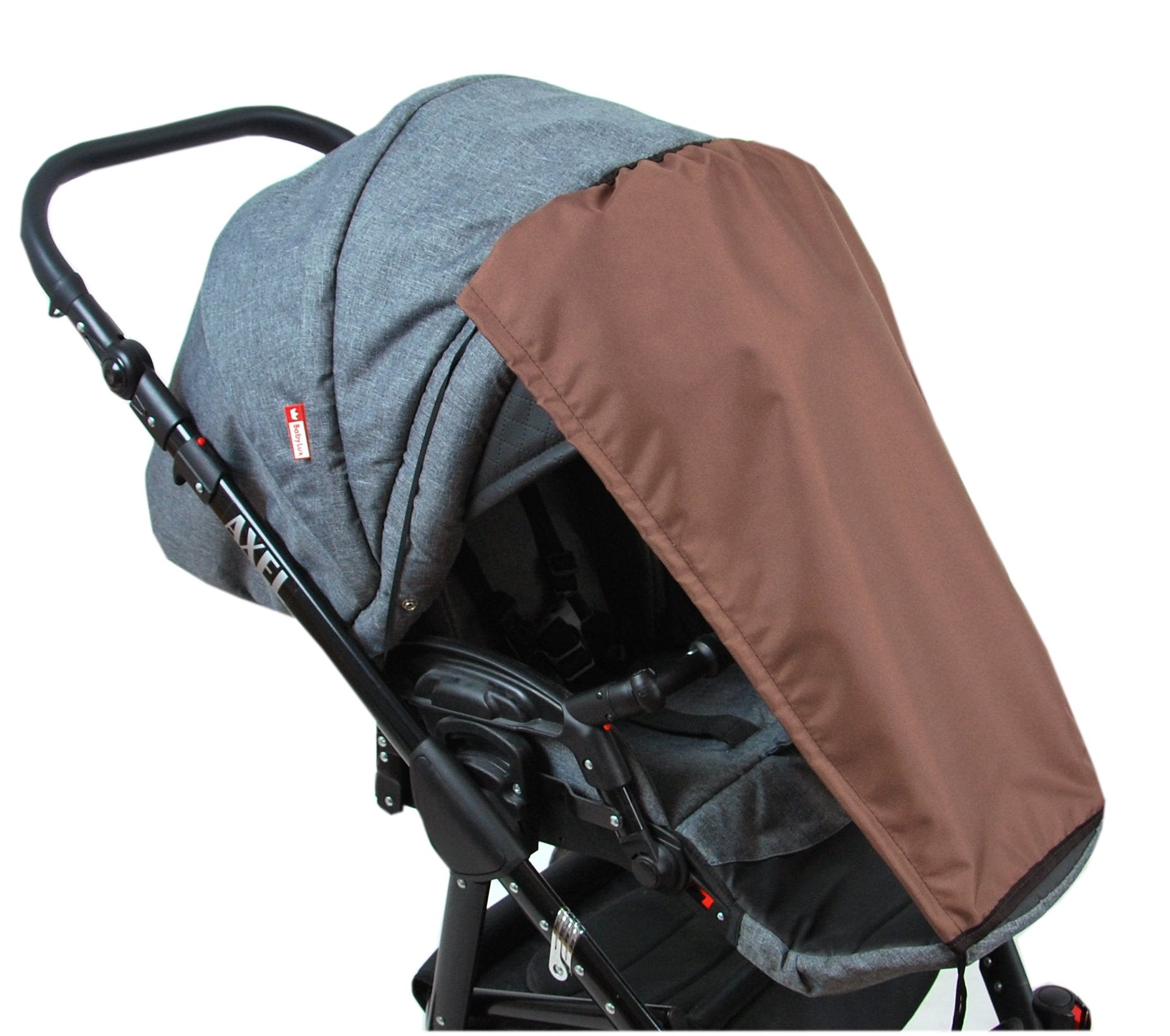 BabyLux CANOPY STROLLER COVER SUNSCREEN WATERPROOF BROWN