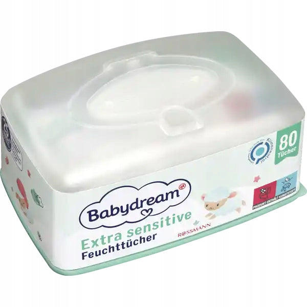 Babydream extra moisturizing wipes 80 pcs. DE