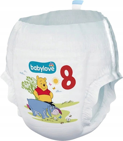 Babylove Disney Premium Diapers Size. 9 20+ kg 12h 16 pcs. Poland Diapers type diaper pants