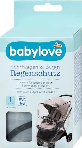 Babylove Rain Cover Stroller Buggy PEVA Ventilation 1 Pack