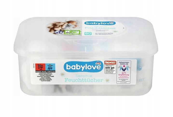 Babylove Wet wipes Sensitive 80 pcs Manufacturer code 4066447442021
