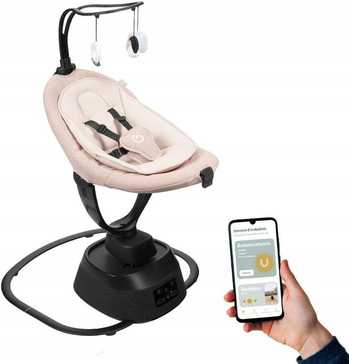 Babymoov Swoon Evolution Connect Mocca swing Batteries included yes