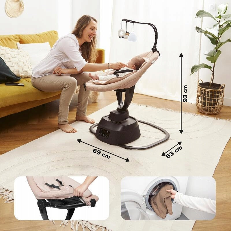 Babymoov Swoon Evolution Connect Mocca swing Brand Babymoov