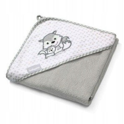 BabyOno Kapuzenhandtuch Bambus 76x76 grau 345/03 
