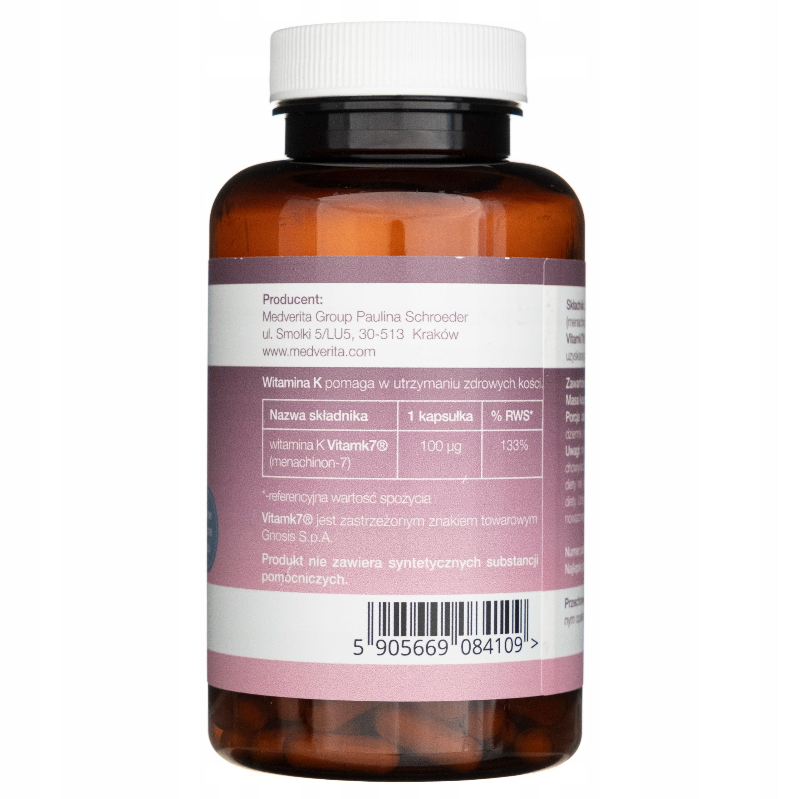Bacillus subtillis NATTO Vitamin K2 MK7 120caps Packaging status original