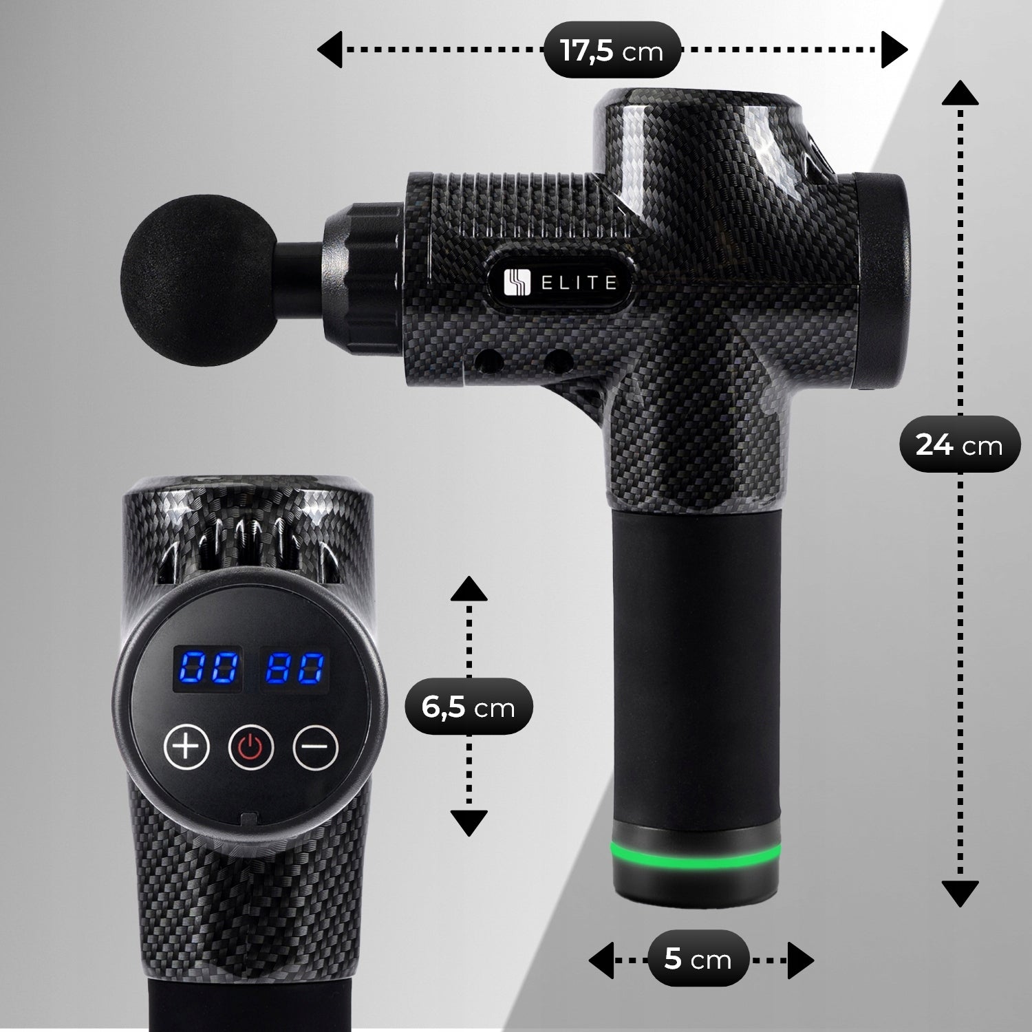 Back Massager for Neck Body and Head Massage Gun ME-MG09 Medical device no