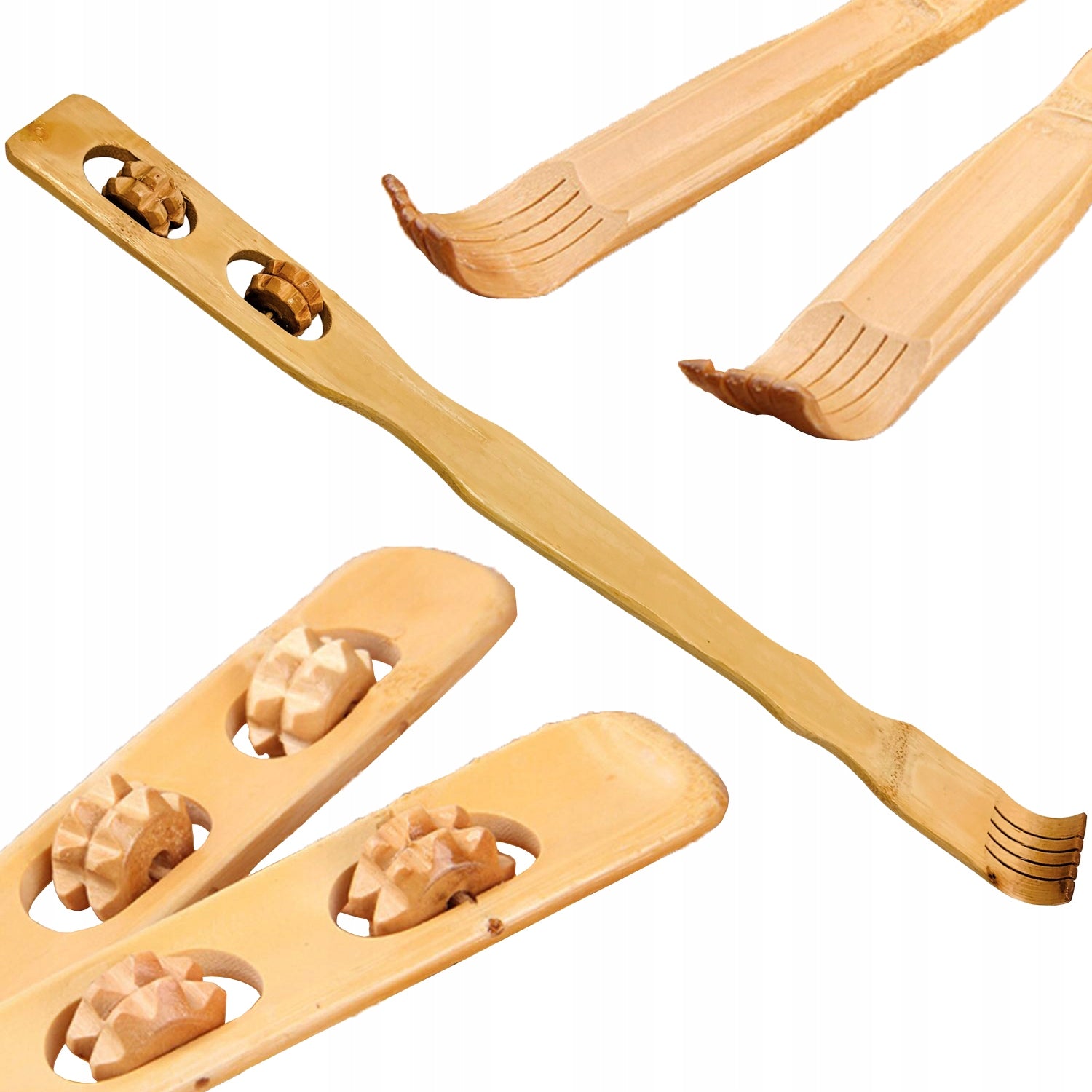 Back Scratcher BAMBOO MASSAGER 45cm ECO Natural PAW SCRATCHER Manufacturer code 059862