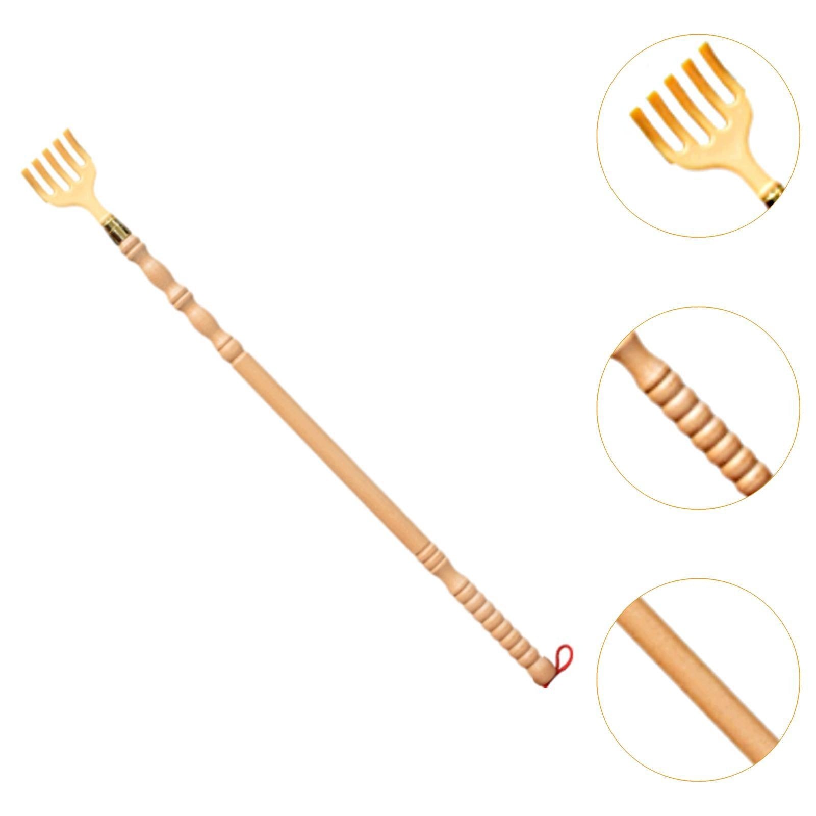 Back Scratcher Long Grab Reach Adults Home Use Handheld Sturdy Wood Body Medical device no