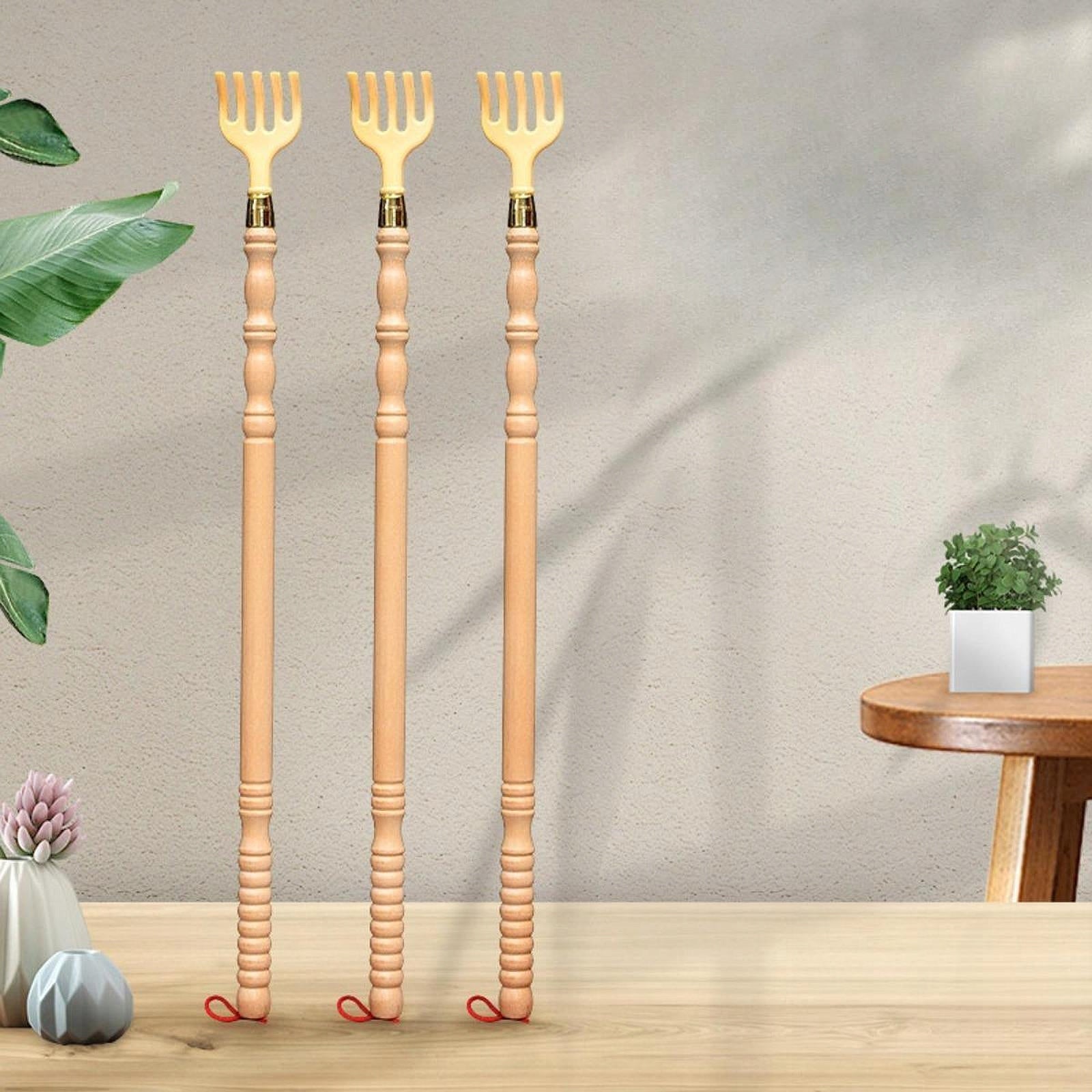 Back Scratcher Wooden Strong Portable Men Women Home Use Long Handle Body Medical device no