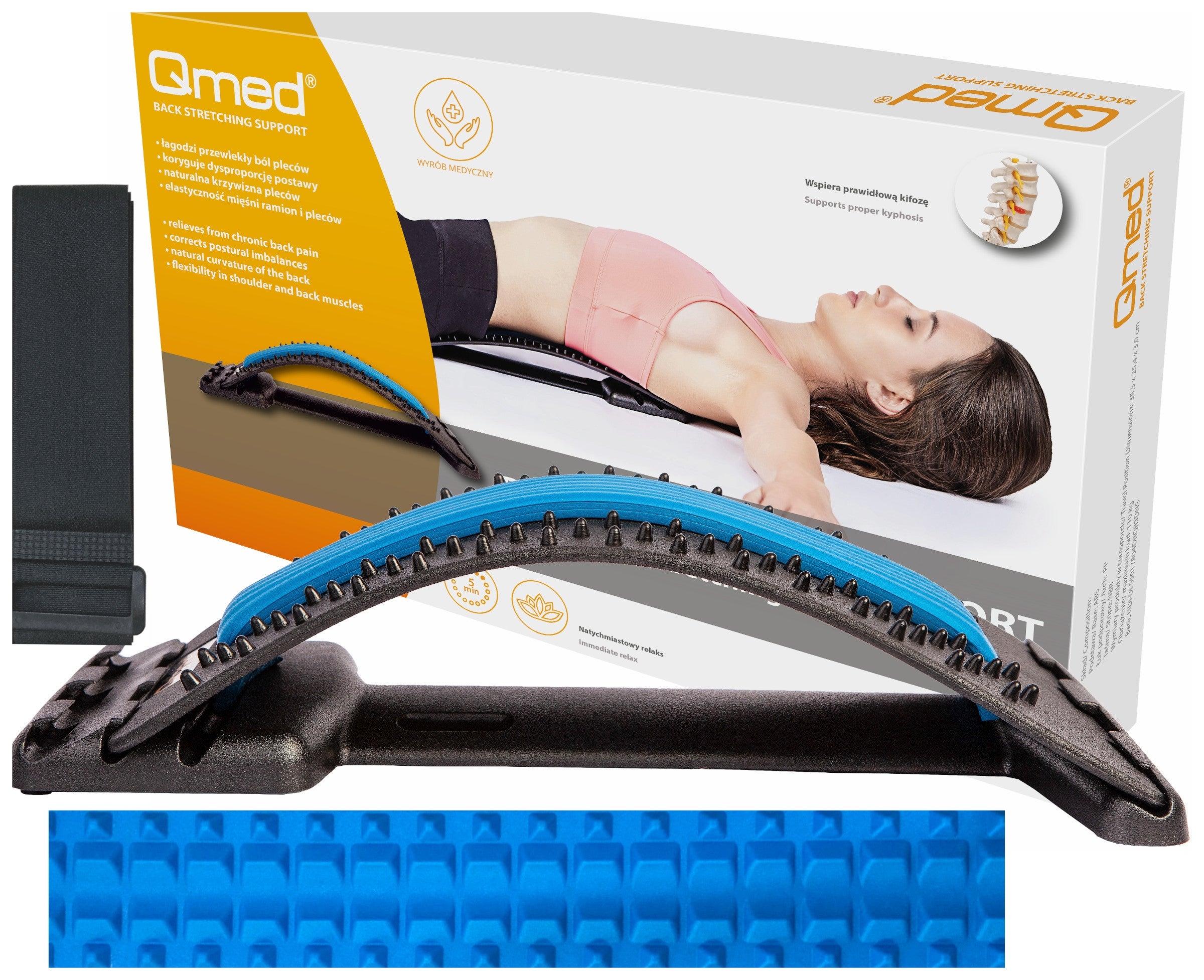 Back Stretching Device Arch for Spine Exercise Qmed