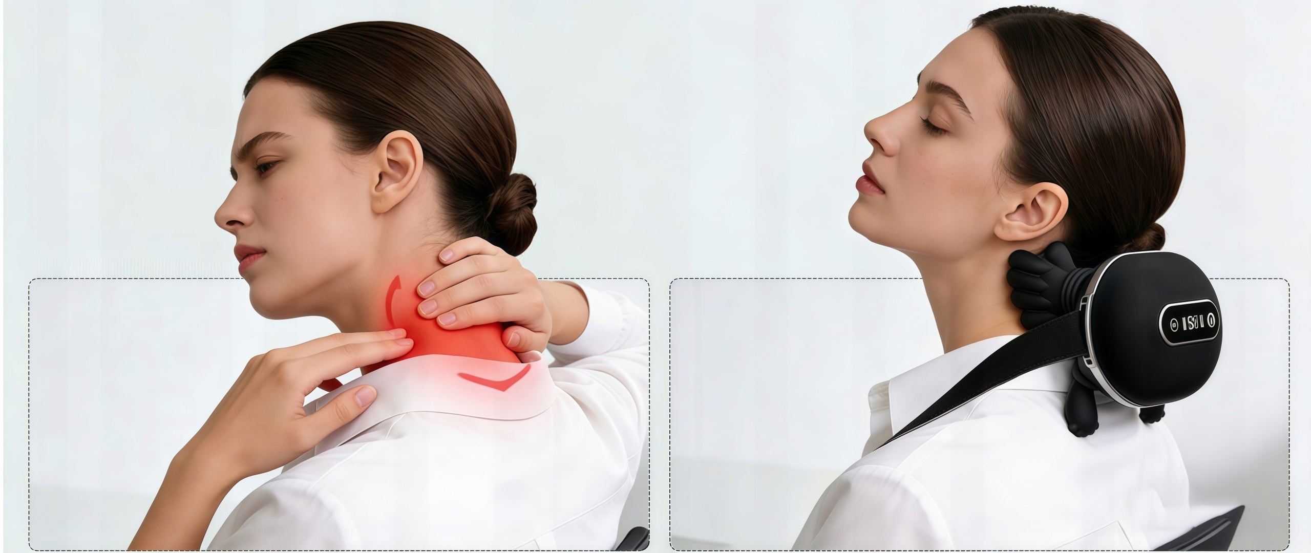 Back and neck massager for leg arms heated massage Brand no brand