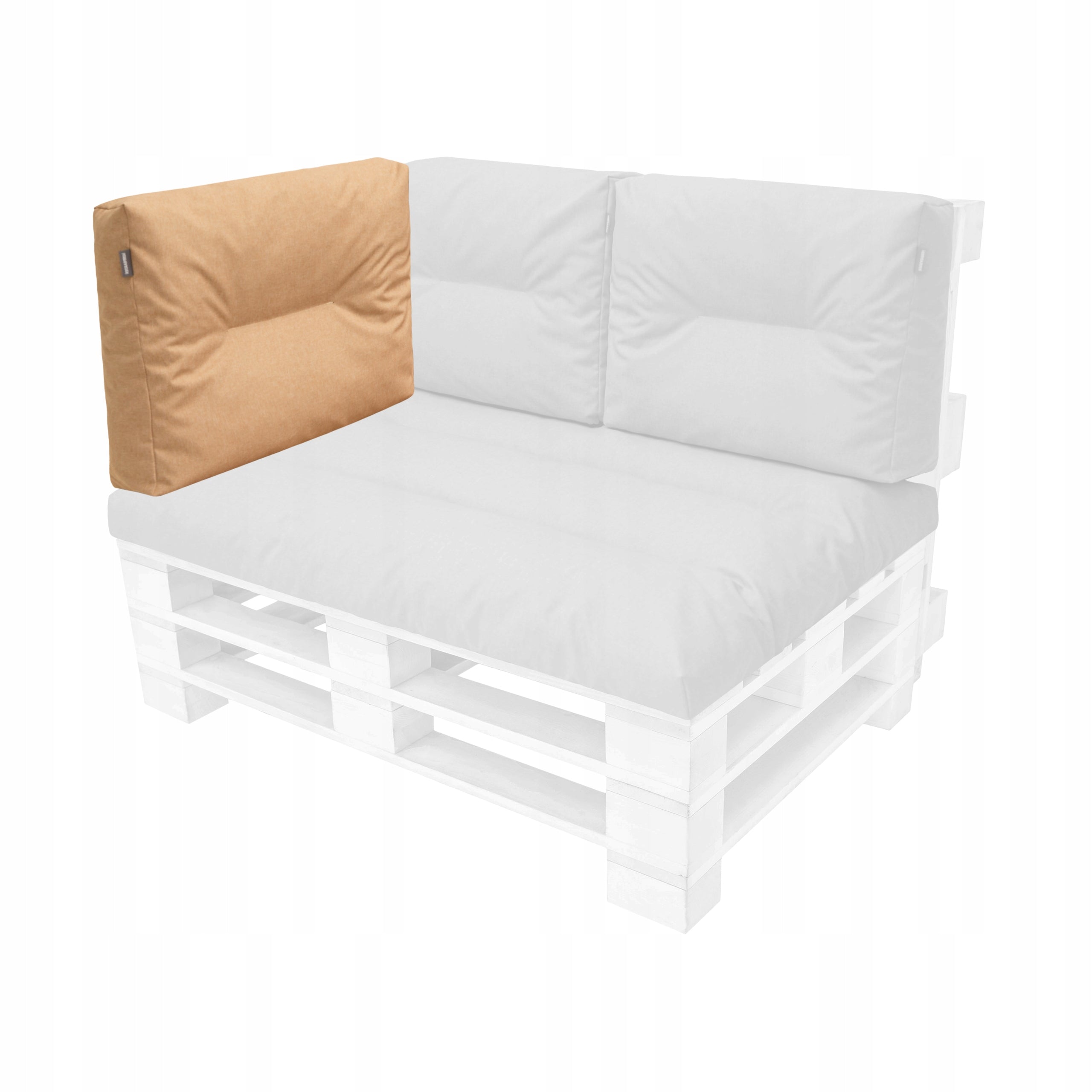 Back cushion Flora 59x45 cm, cushion for pallets waterproof, anti UV Packaging status original
