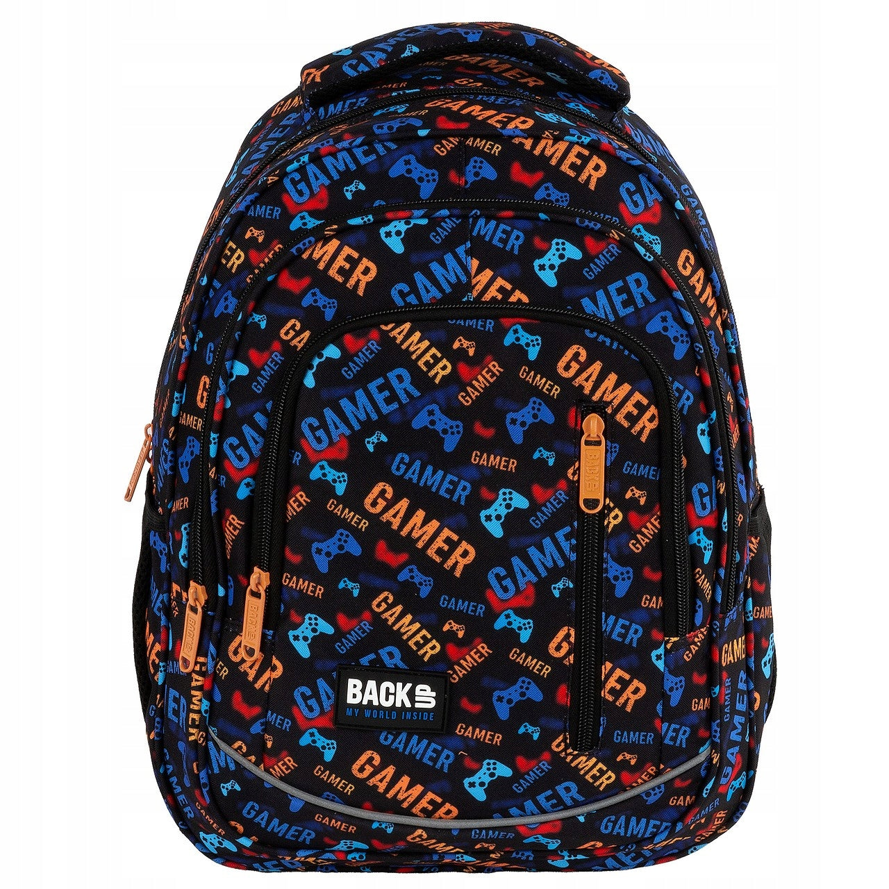BackUP Gamer school backpack for boy G76 Derform Packaging status original