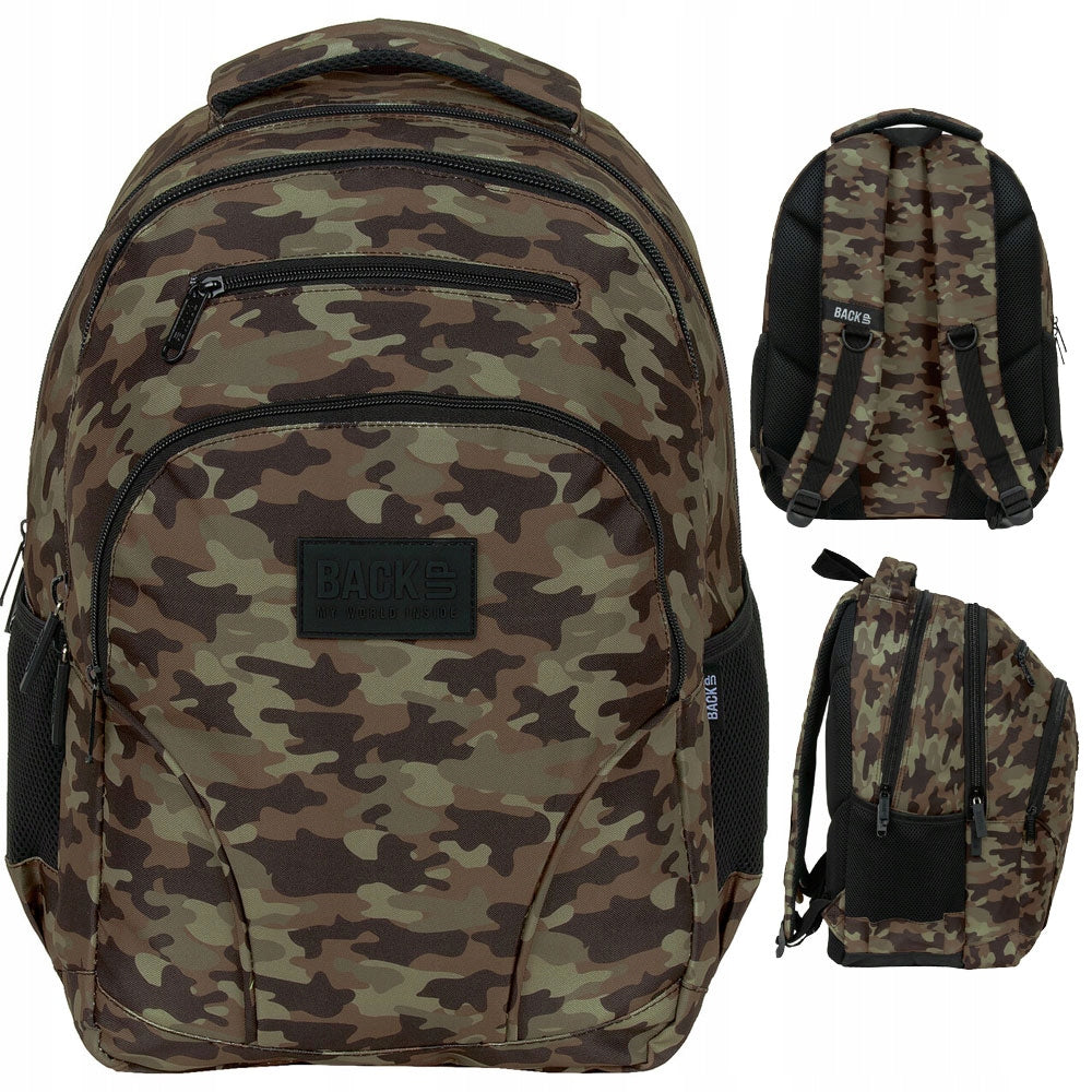 BackUP Moro 30L 3-Chamber Large PLB6W60 School Backpack