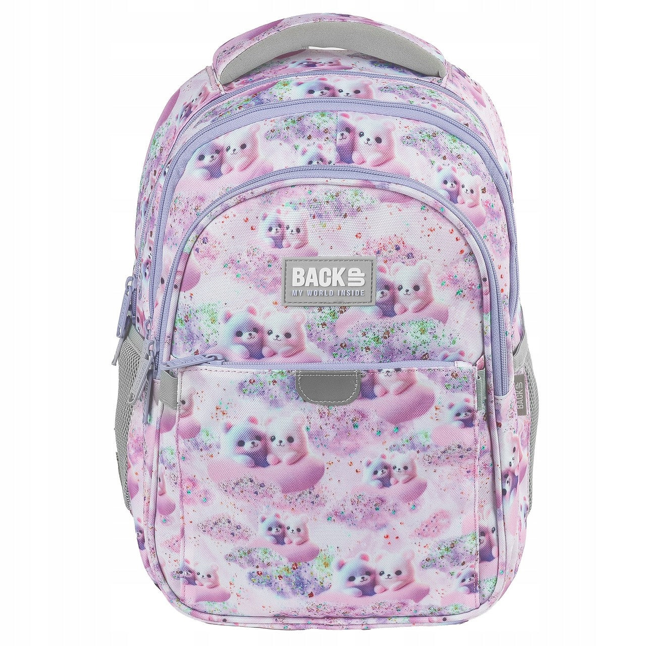 BackUP School backpack Pastel Bears for girls class 1-3 P23 Derform Packaging status original