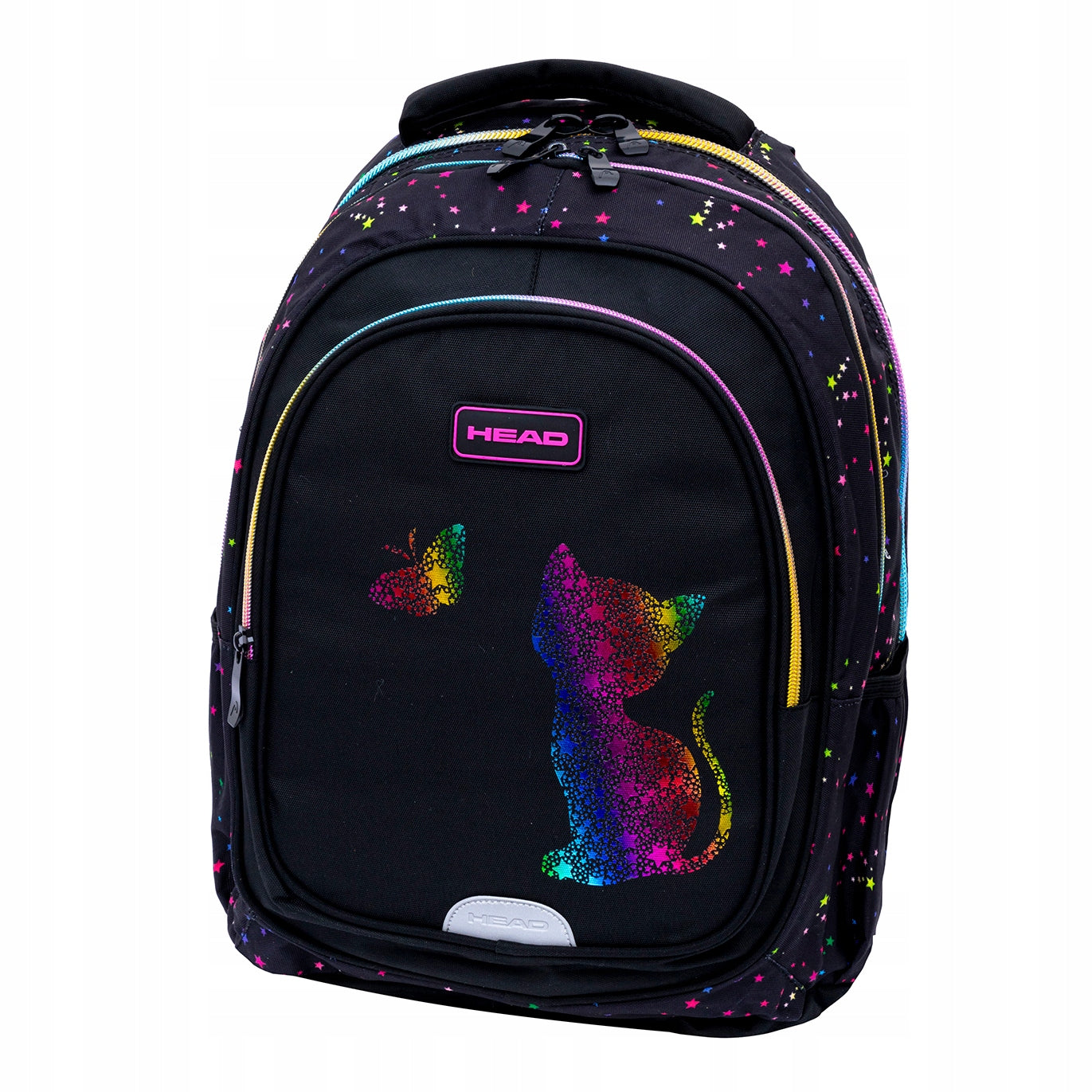 Backpack 27L Head Golden Effect Rainbow Kitty AB300 for girls class 4-8 Manufacturer code AB300