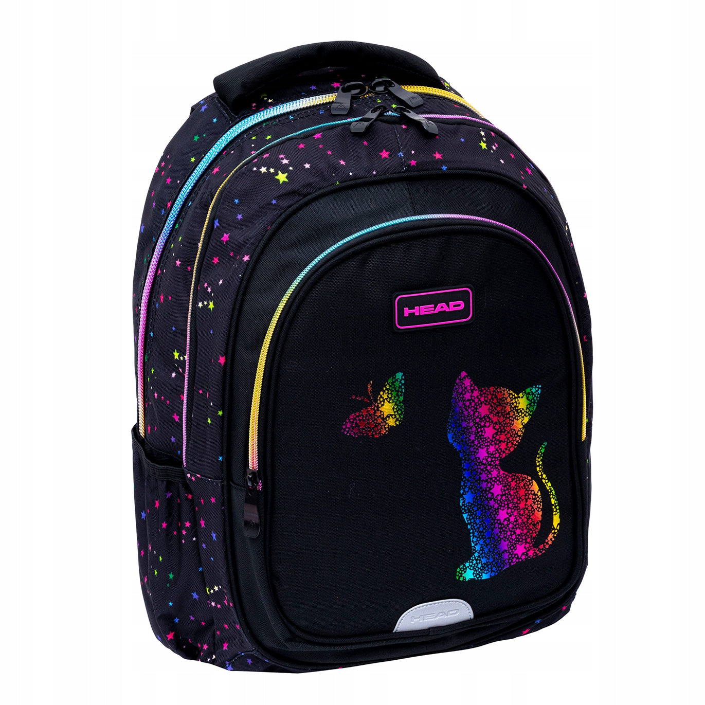 Backpack 27L Head Golden Effect Rainbow Kitty AB300 for girls class 4-8 Packaging status original
