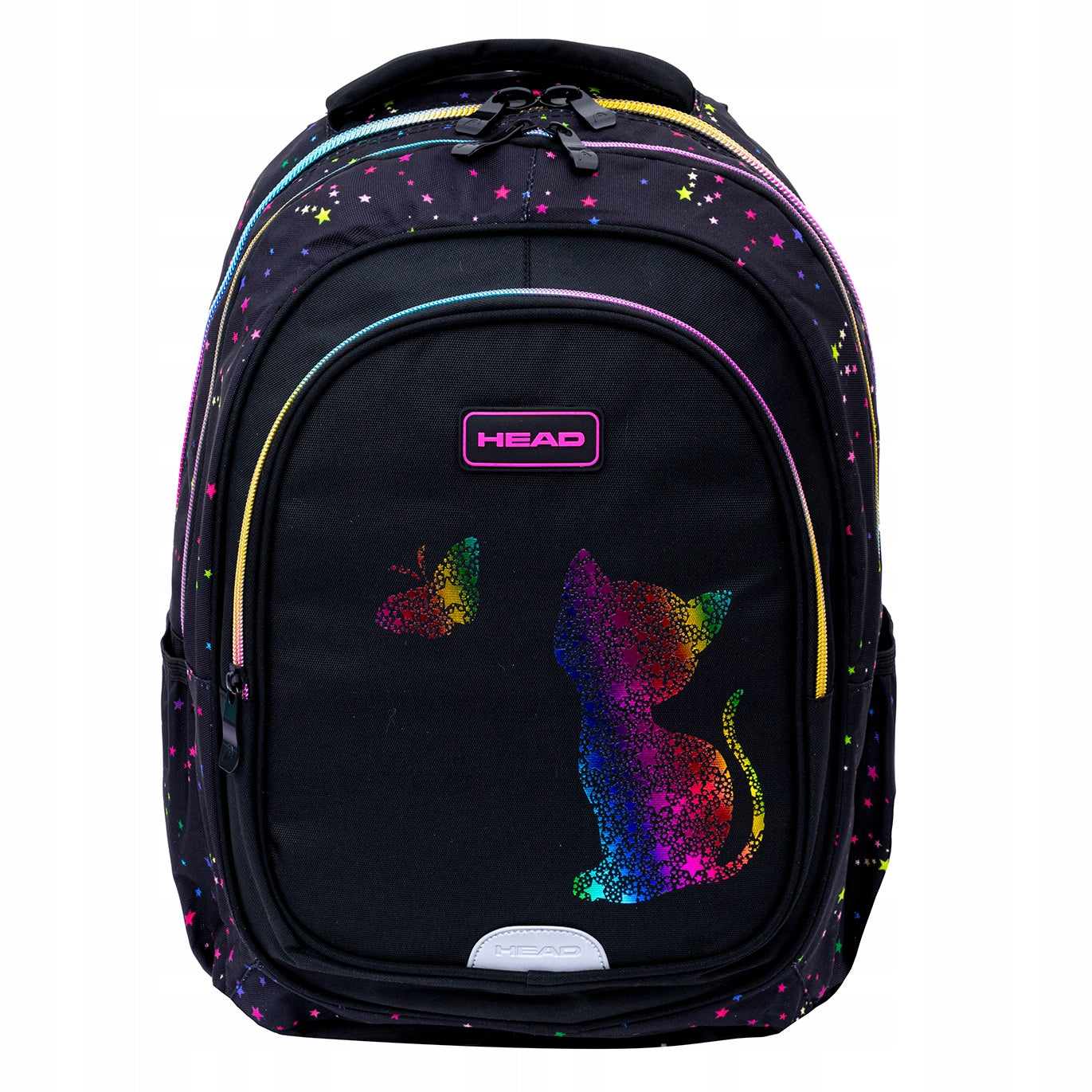 Backpack 27L Head Golden Effect Rainbow Kitty AB300 for girls class 4-8