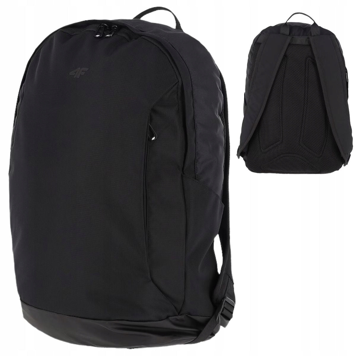 Backpack 4F Black with Laptop Pocket School City Capacity 20L