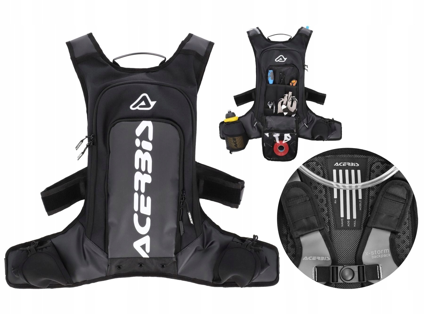 Backpack ACERBIS X-STORM Camelbak Water Container E-Bike MTB Cross Enduro