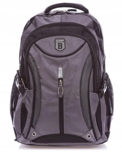 Backpack BAG STREET school hiking for laptop work 4067 grey