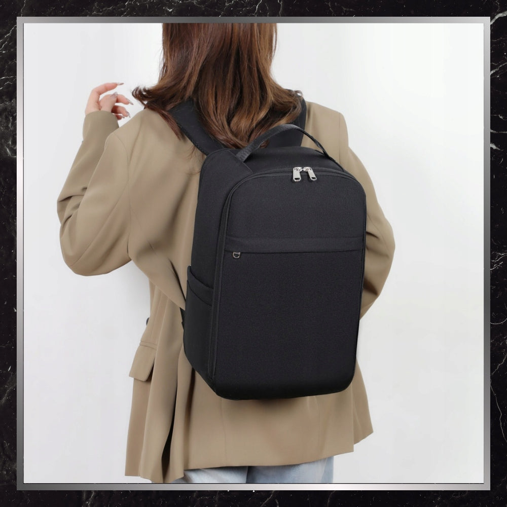 Backpack BLACK For Airplane Travel CABIN LUGGAGE BAD&BAGS Strong Manufacturer code Plecak CZARNY Do Samolotu Podróżny BAGAŻ