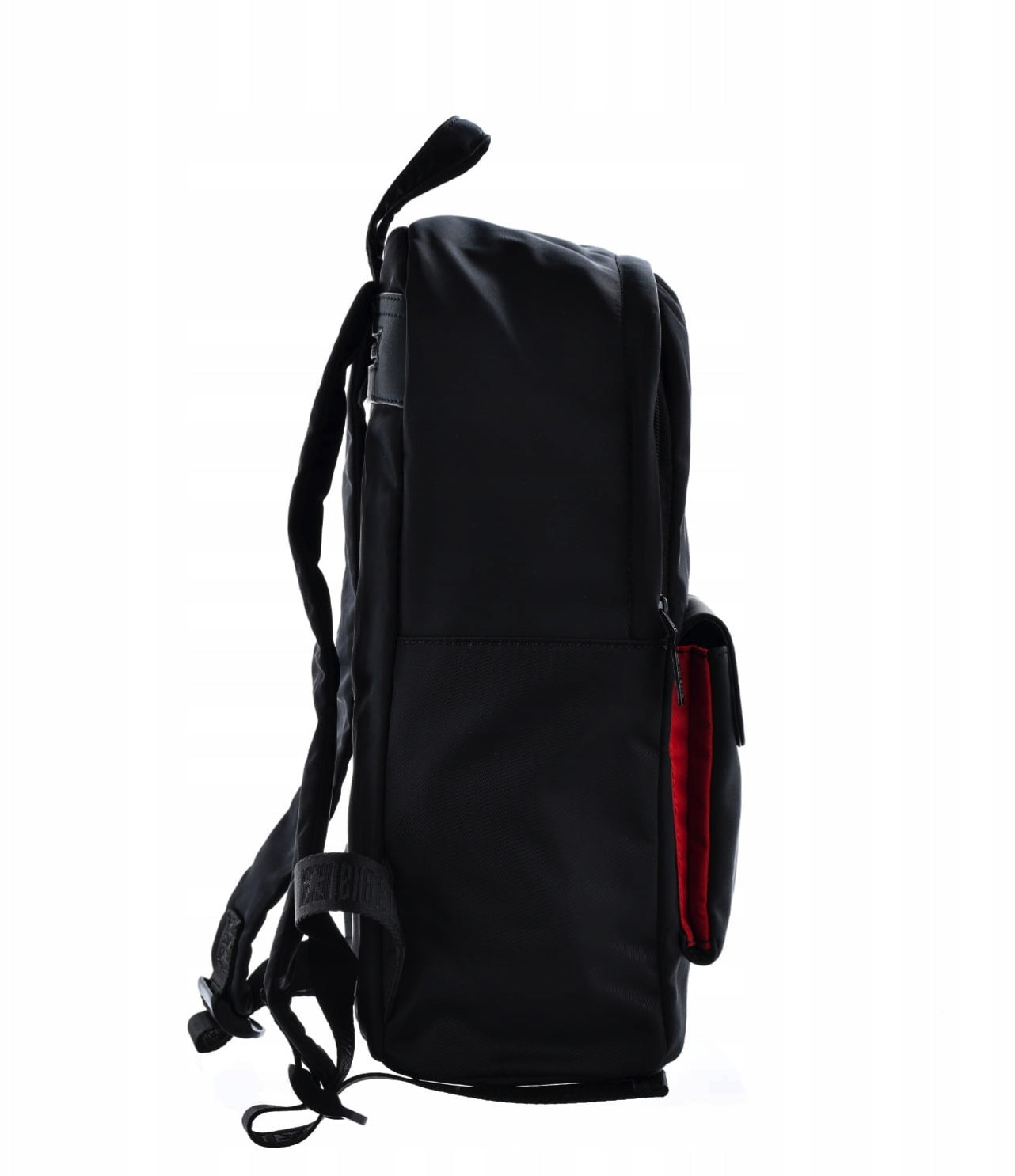 Backpack Big Star LL574082 black city school red accents Brand Big Star