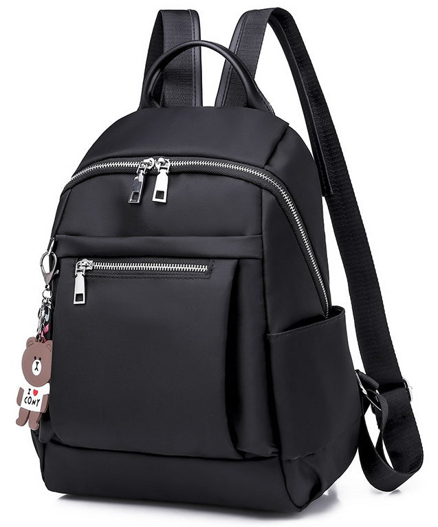 Backpack Black with Keychain BEAR Women's Urban Stylish Gift Packaging status original