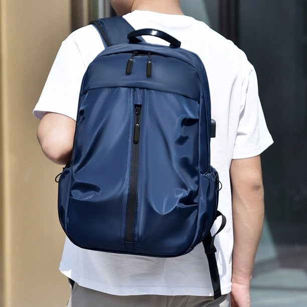 Backpack Blue FLEX Travel Tourist Spacious Oxford 600D Waterproof EAN (GTIN) 5905068110324