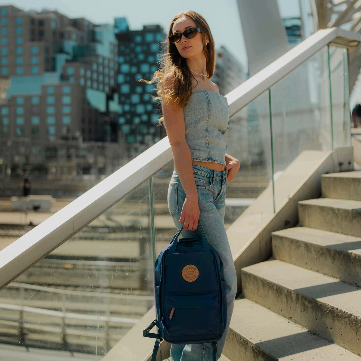 Backpack, City Light Ergonomic Backpack, Blue Fade Brand BECKMANN