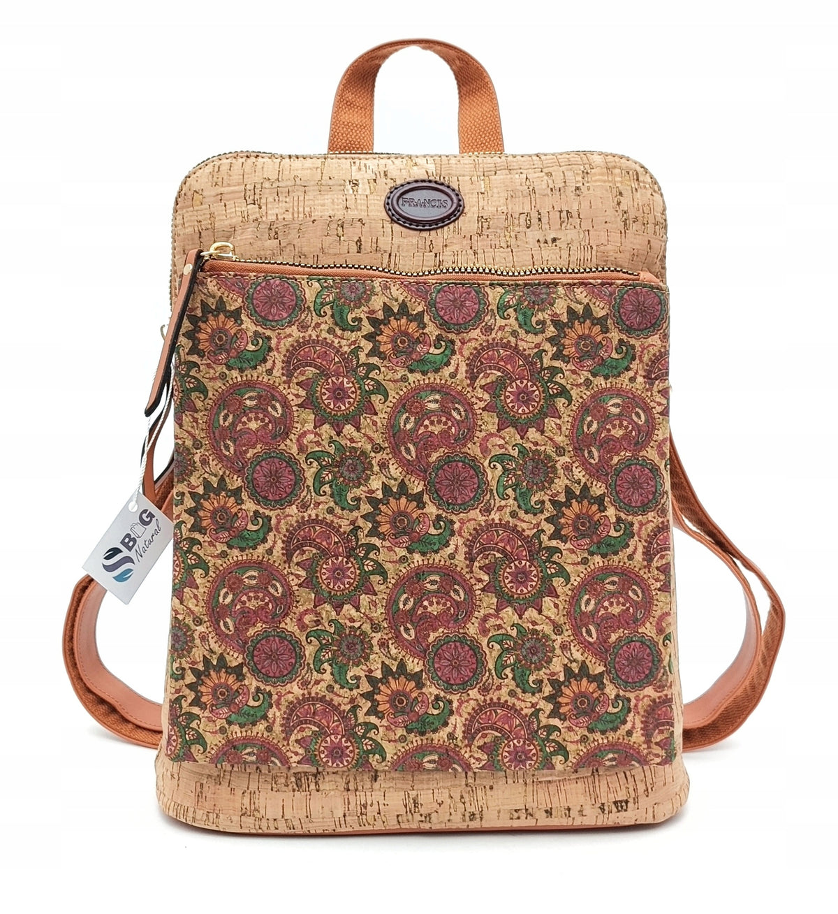 Backpack Cork Bag 2in1 with Cork Format A4 Vegan Eco Urban