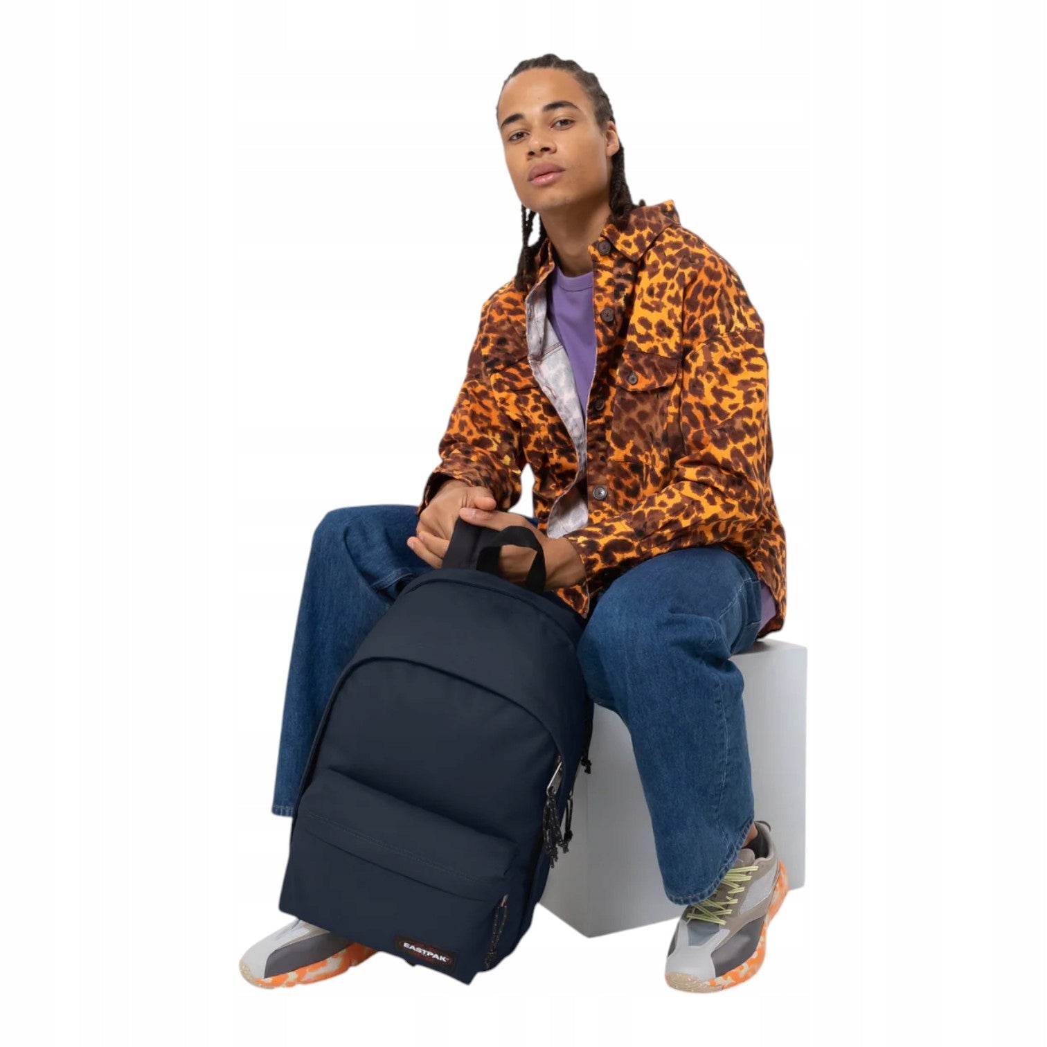 Backpack Eastpak Back To Work soft school for work zip-up 27L Dimensions not specified
