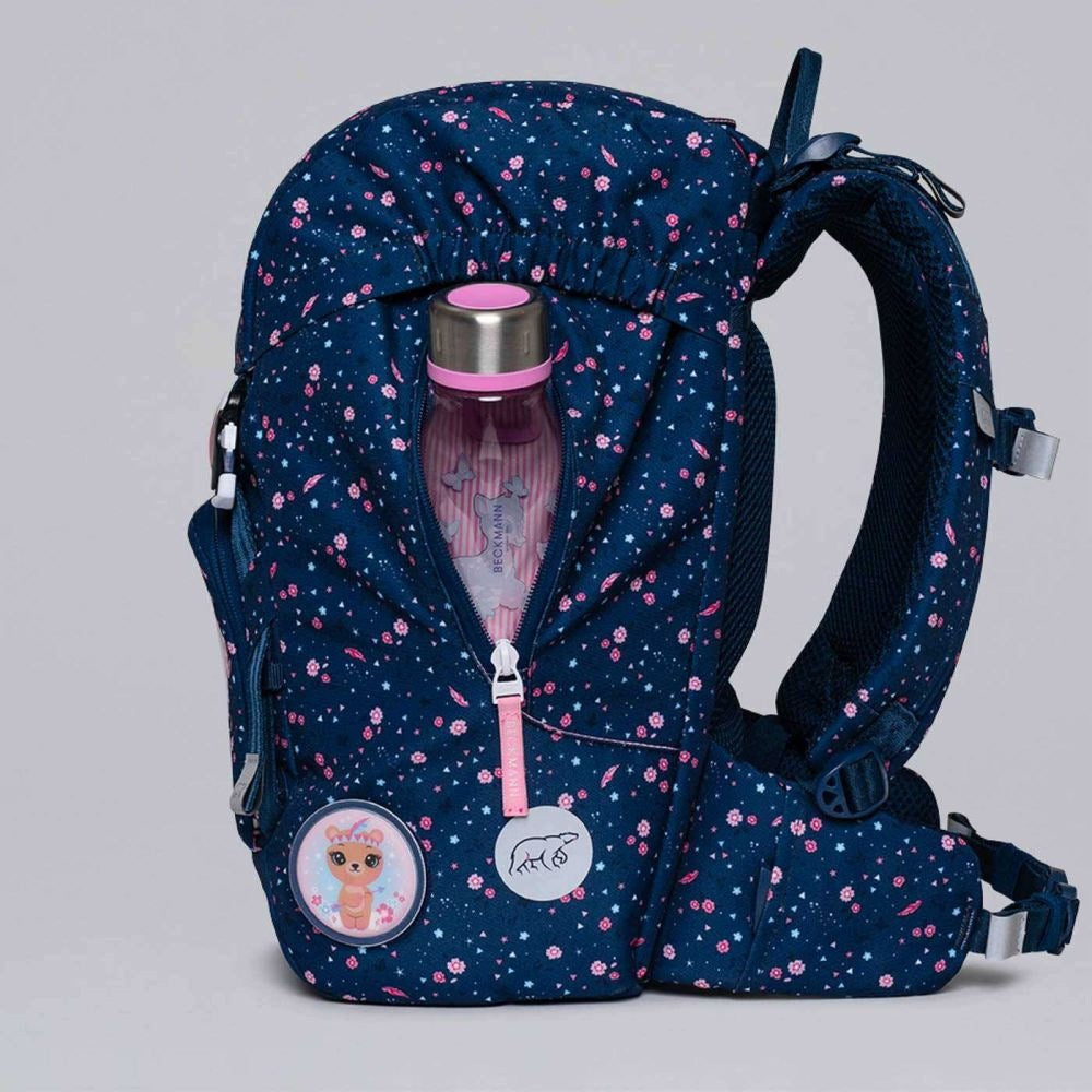 Backpack, Ergonomic School Backpack, Classic, Forest Deer Blue Color multicolor
