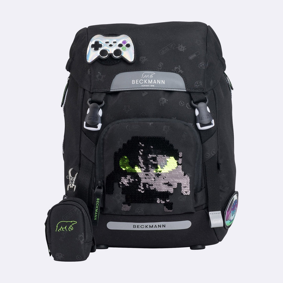 Backpack, Ergonomic School Backpack, Classic Pixel