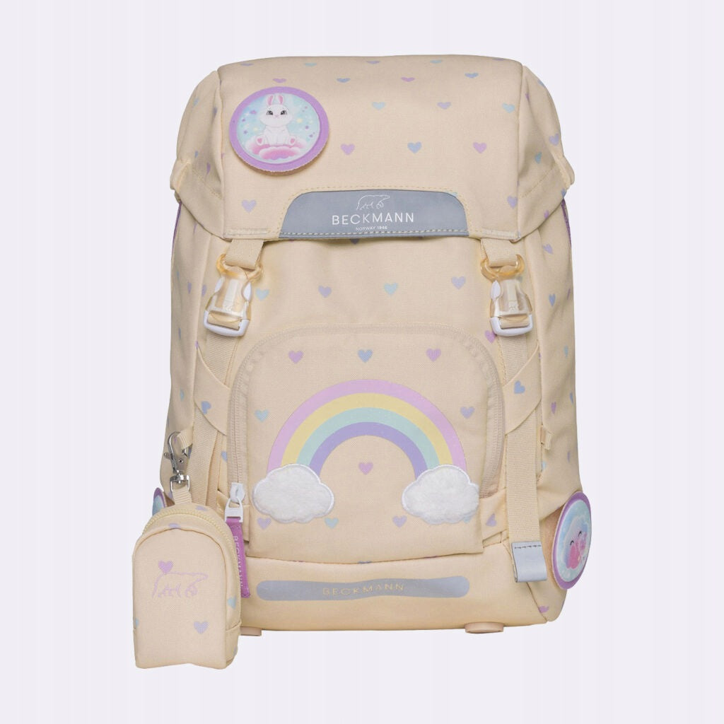 Backpack, Ergonomic School Backpack, Classic, Yellow Heart Brand BECKMANN
