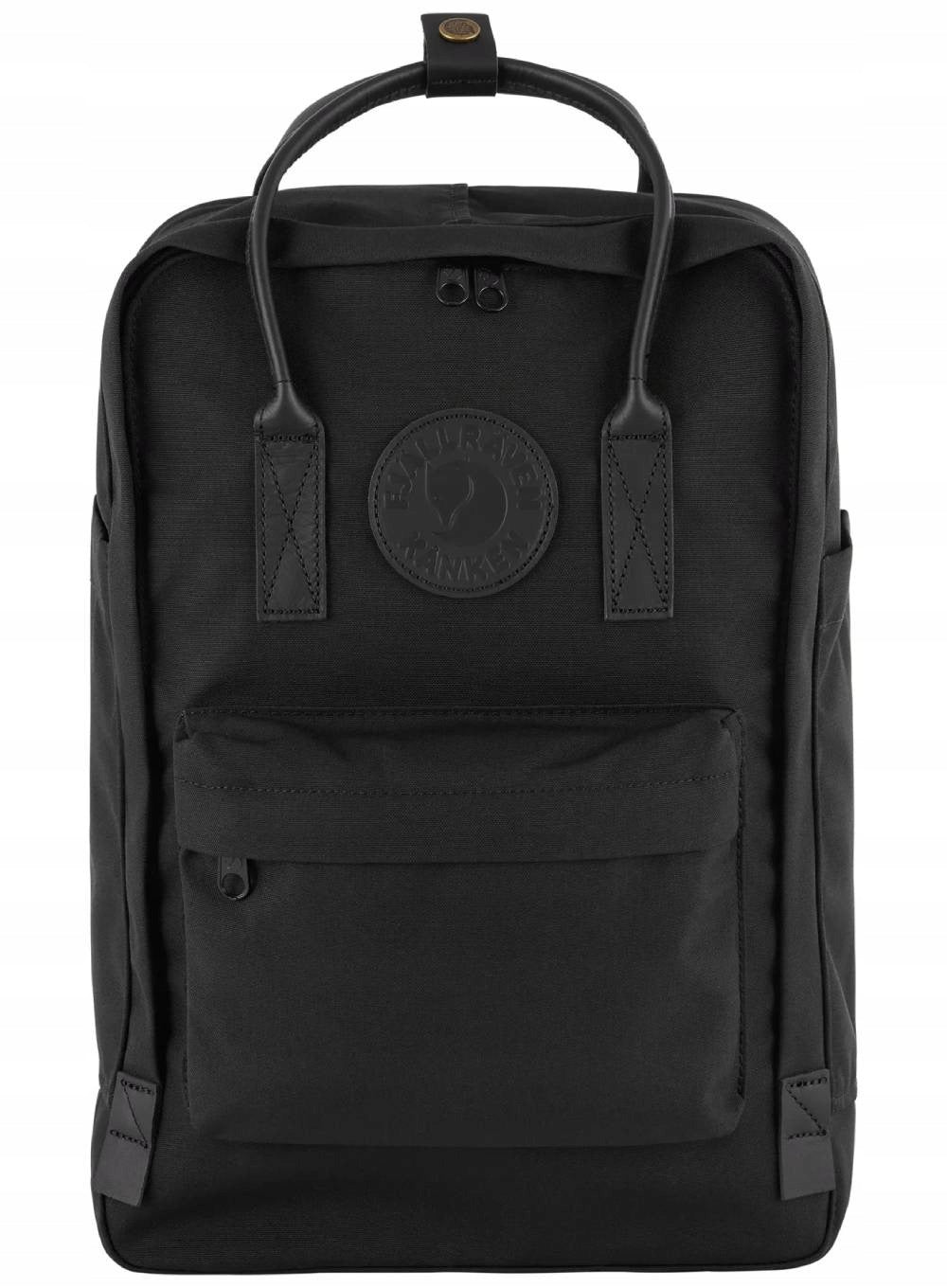 Backpack Fjallraven Kanken No. 2 Laptop 15 - black / black Brand Fjällräven