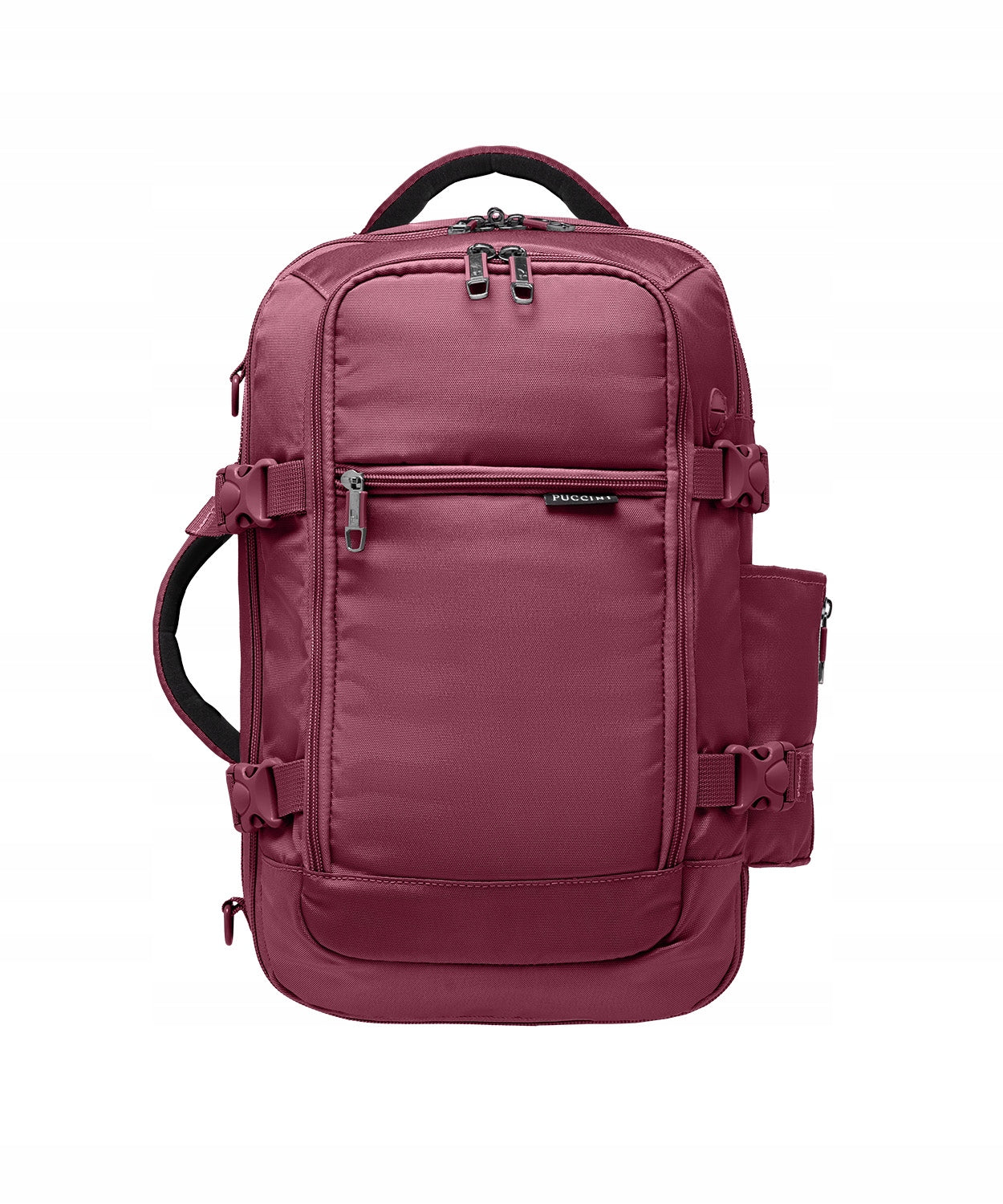 Backpack For Airplane PUCCINI Travel To RyanAir Burgundy Easy Pack PM90171-3B Brand PUCCINI