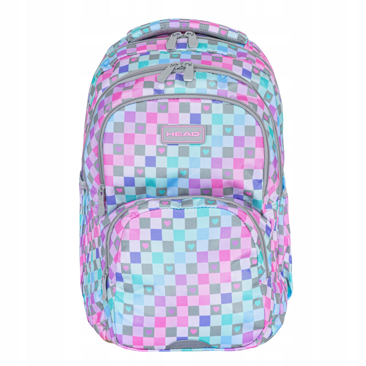 Backpack HEAD CHECKERED HEARTS youth, organizer, laptop compartment Manufacturer code 502024107