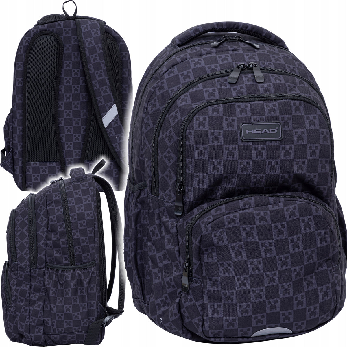 Backpack HEAD PIXEL ELEMENT youth, organizer, laptop compartment
