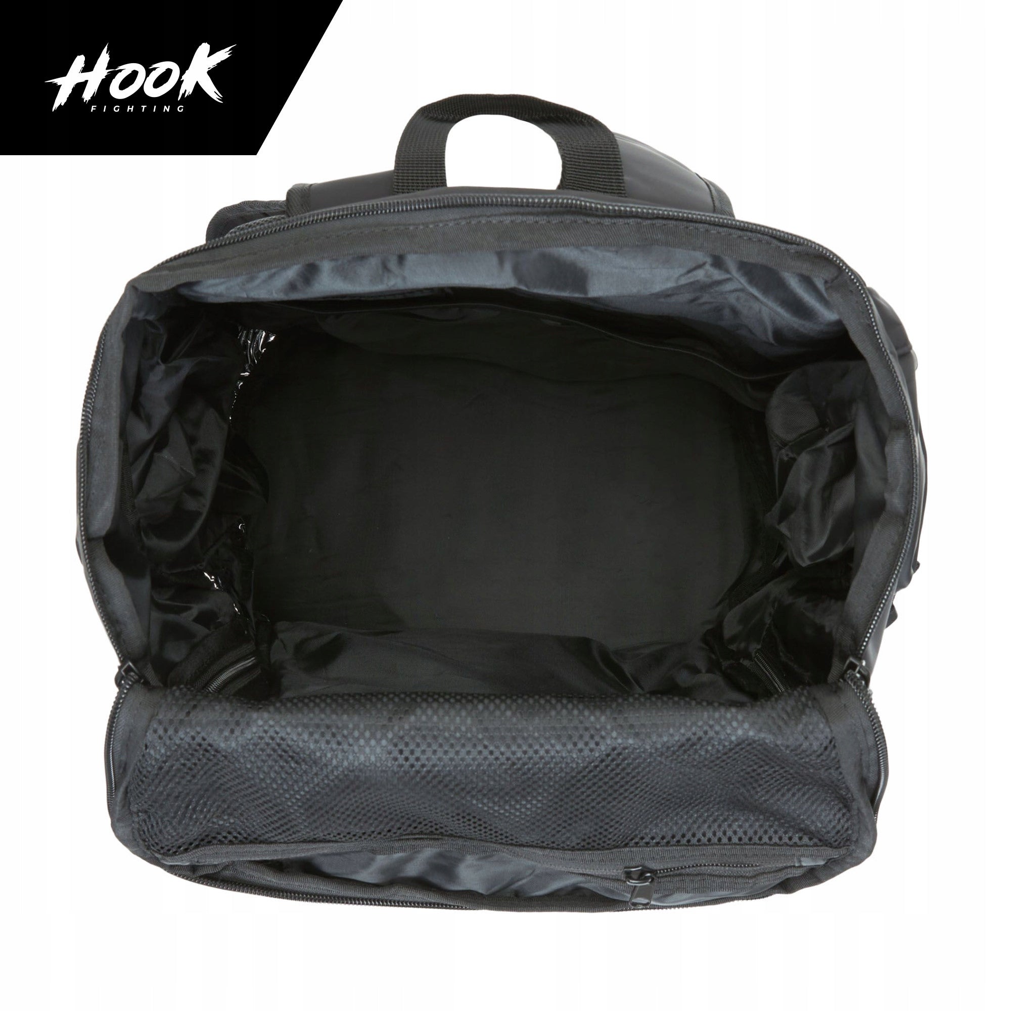 Backpack HOOK FIGHTING Competition 45/63 l black SPACIOUS SEPARATE POCKET Color black