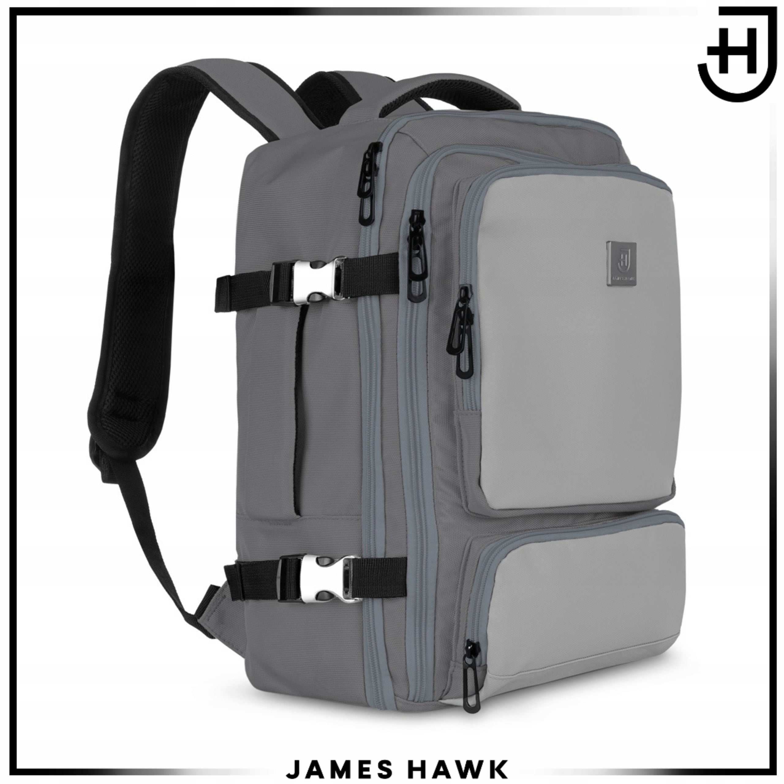 Backpack Hand Luggage for Airplane Bag Ryanair 40x30x20 James Hawk Stone Brand James Hawk