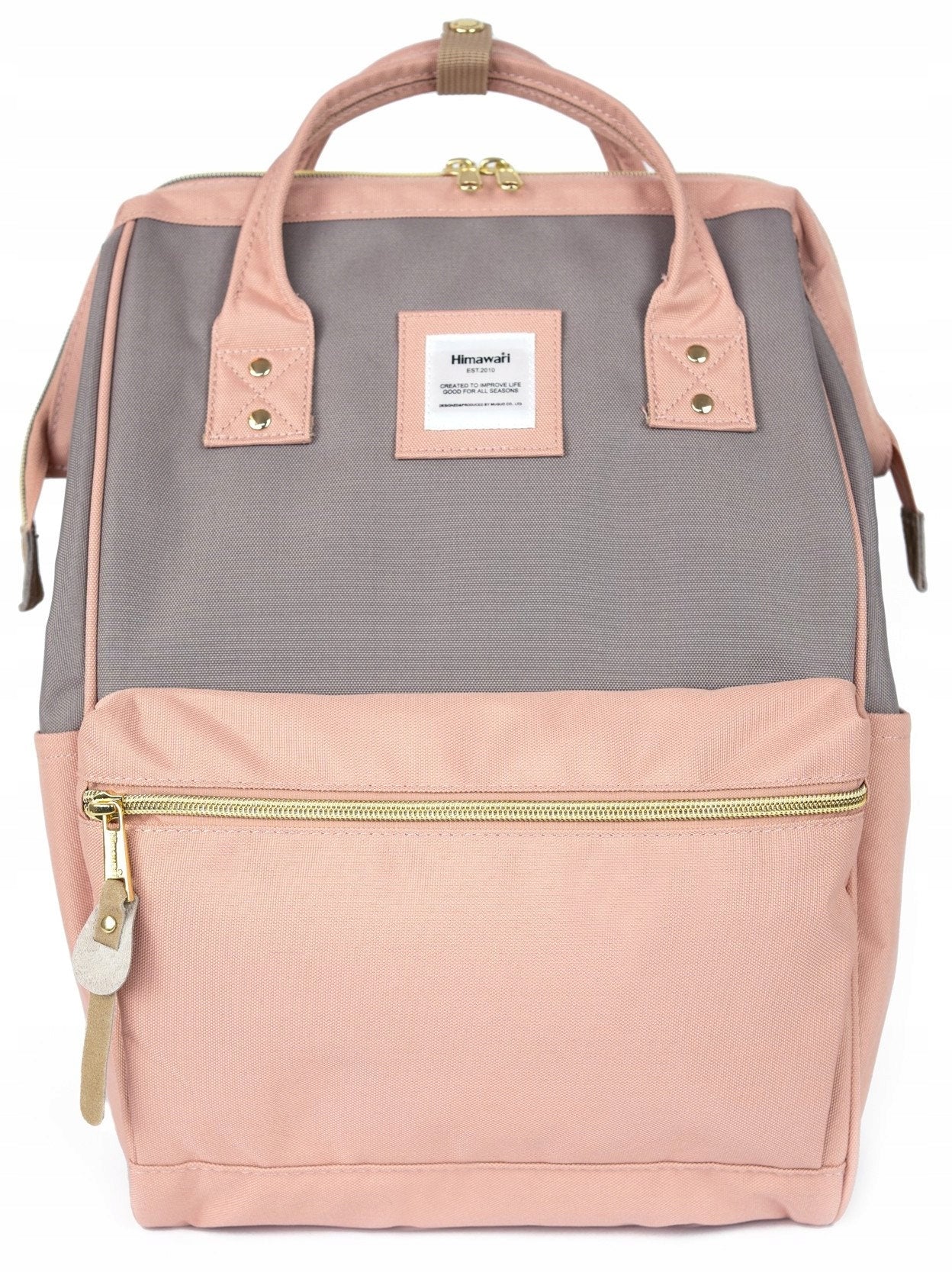 Backpack Himawari Dual M, grey, light pink Himawari