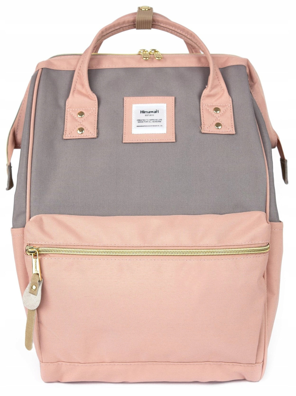 Backpack Himawari Dual M, grey, light pink Himawari