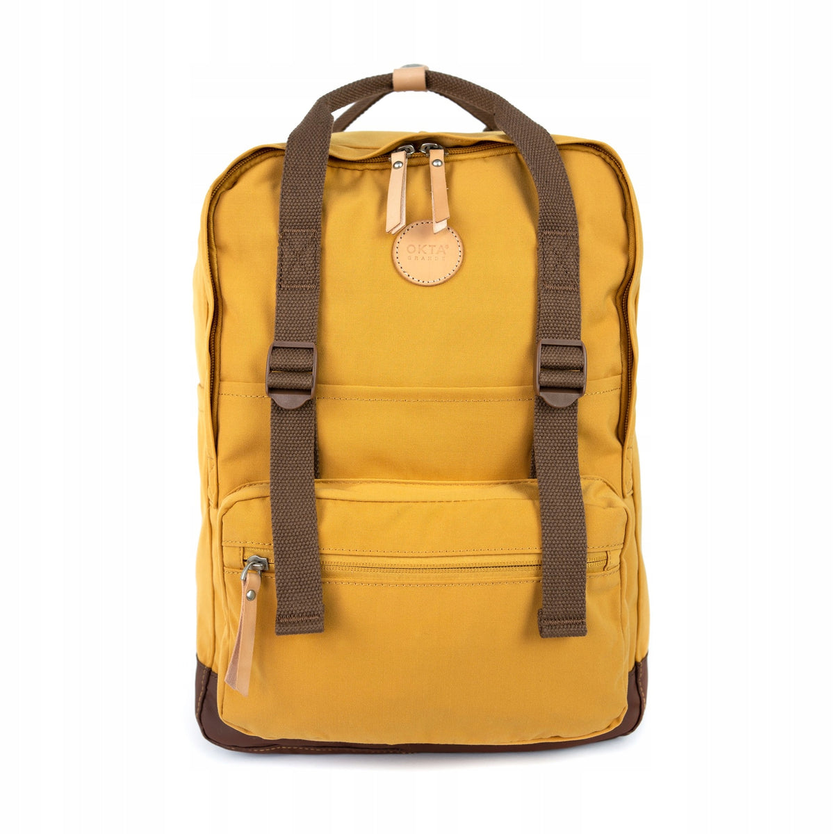 Backpack Himawari Study M, brown, mustard Himawari